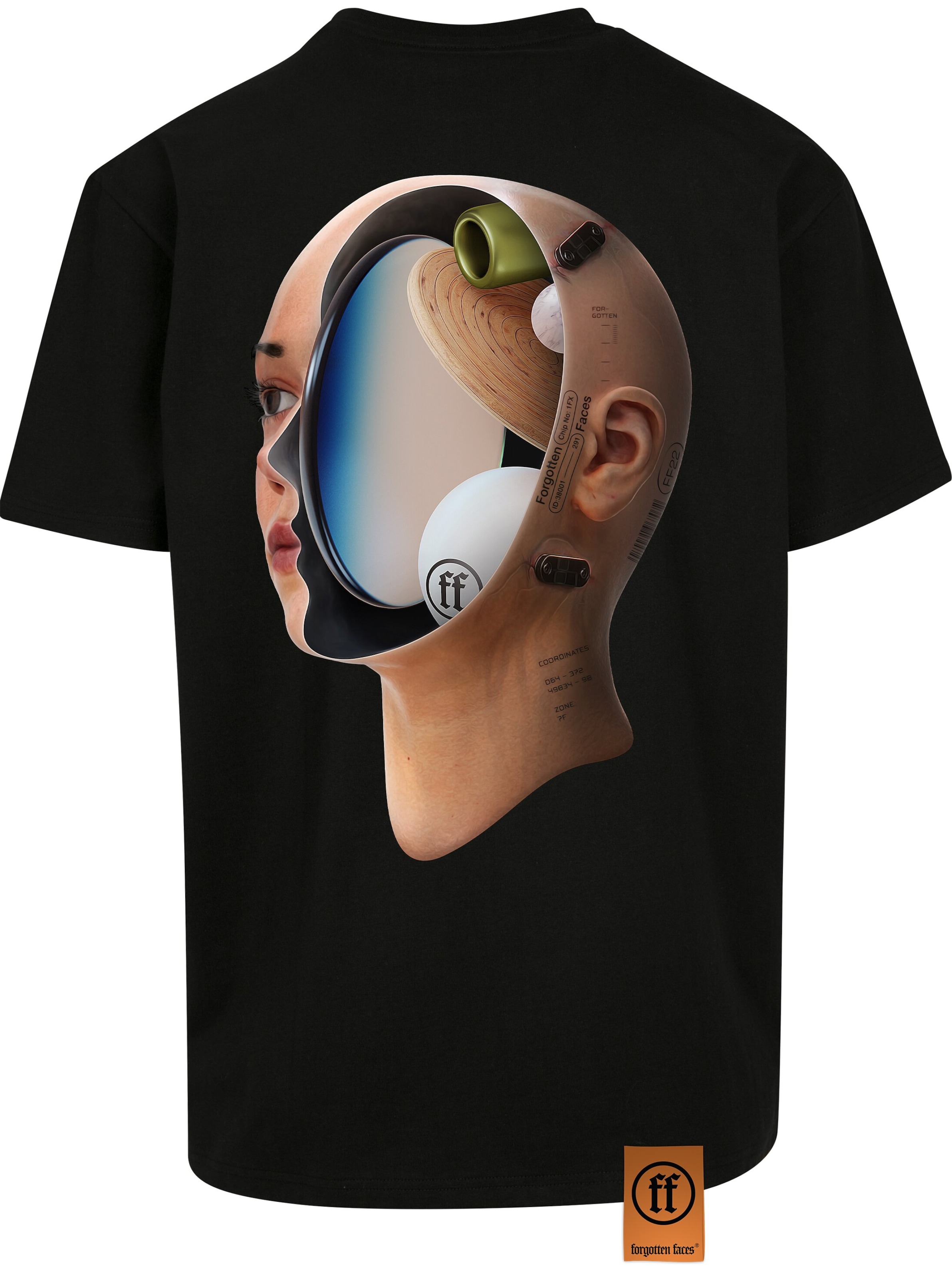 Forgotten Faces Shirt in Zwart