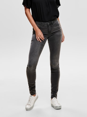 Skinny Jean 'Royal' ONLY en gris : devant