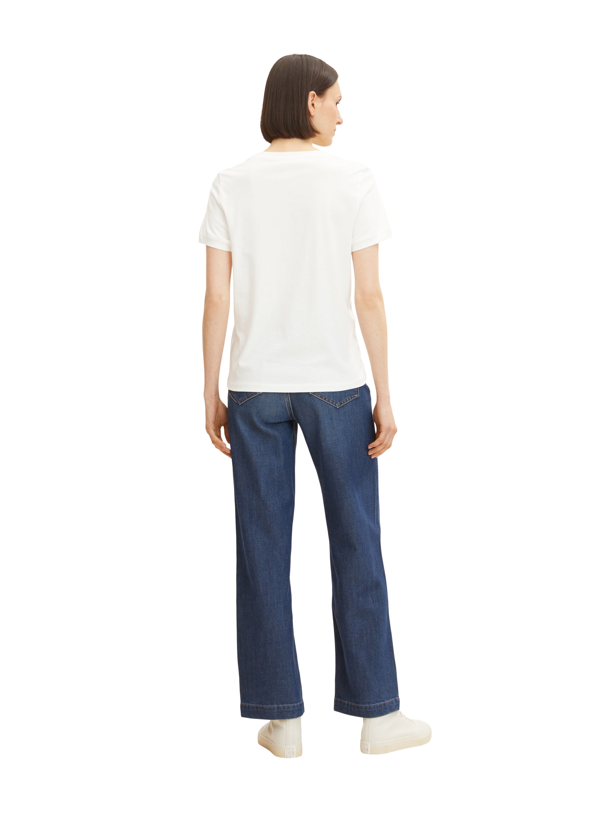 Tricou de la TOM TAILOR pe alb