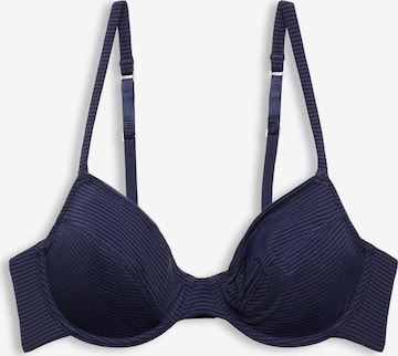 ESPRIT T-shirt Bra in Blue: front