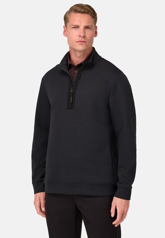 Boggi Milano Sweatshirt 'B Tech' in Schwarz: Vorderseite