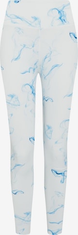 Born Living Yoga Skinny Sporthose 'Helio' in Blau: Vorderseite