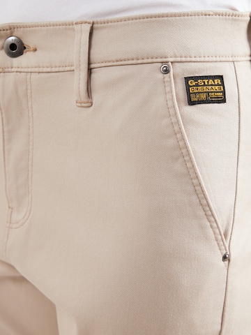 G-STAR Slimfit Chino nadrág - bézs