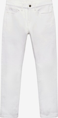 Coupe slim Jean ESPRIT en blanc : devant