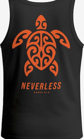 Neverless Shirt 'Honolulu Turtel' in Black: front