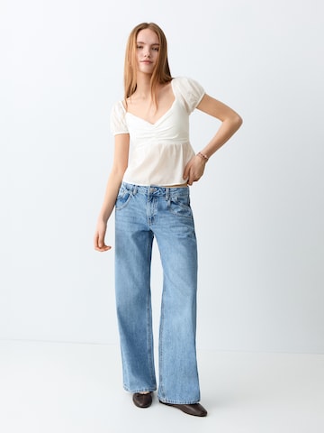 MANGO TEEN T-shirt 'TROIA' i vit