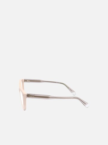 Lunettes de soleil Polaroid en beige