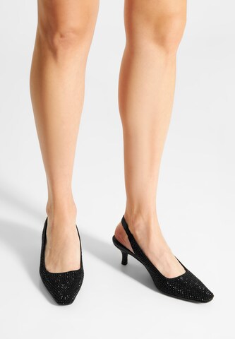 WODEN Slingpumps 'Maxine' in Zwart