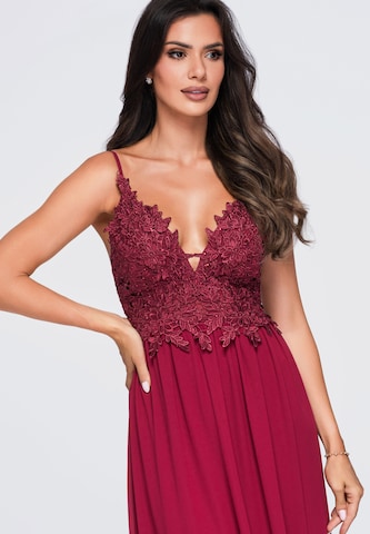 Robe de soirée Ombre en rouge