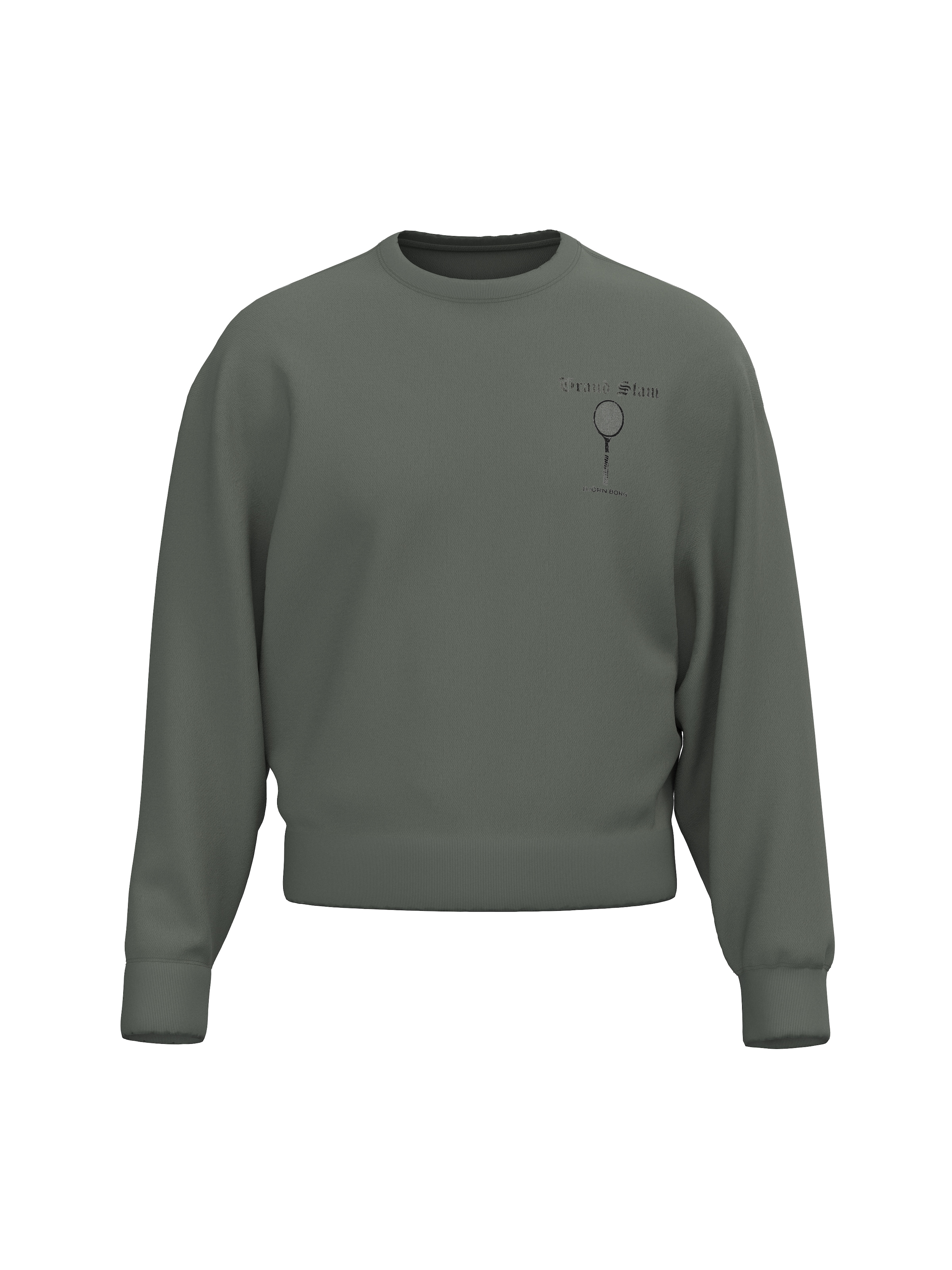 žalia BJÖRN BORG Sportinio tipo megztinis 'Boyfriend': priekis