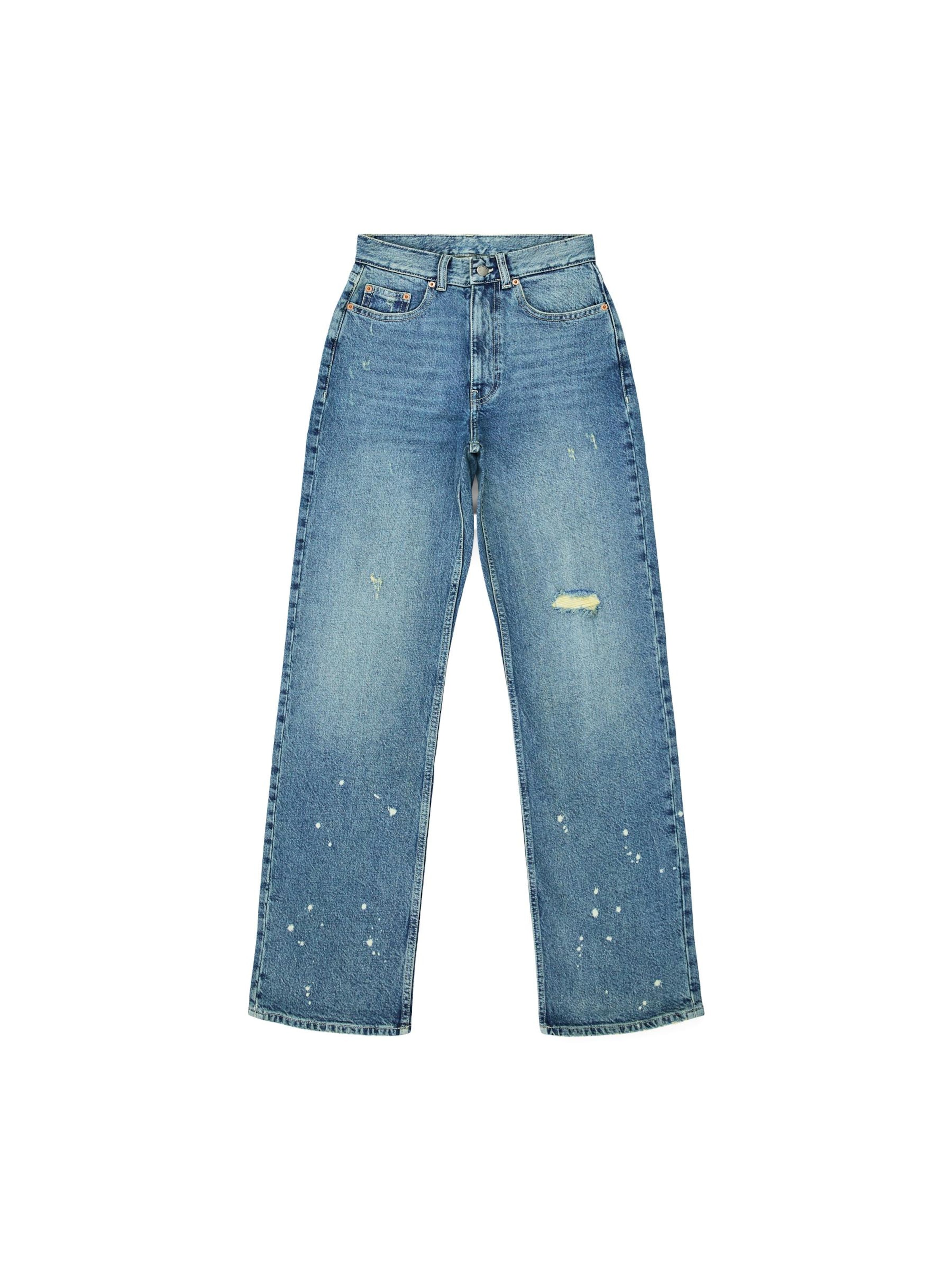 Dr. Denim Jeans 'Echo High Straight - Jeans'‌‌‌‌‌ in Blau: Vorderseite