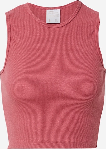 Afends Top 'Dalston' in Red: front