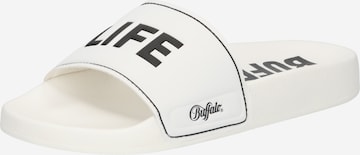 BUFFALO Mules 'RILEY' in White: front