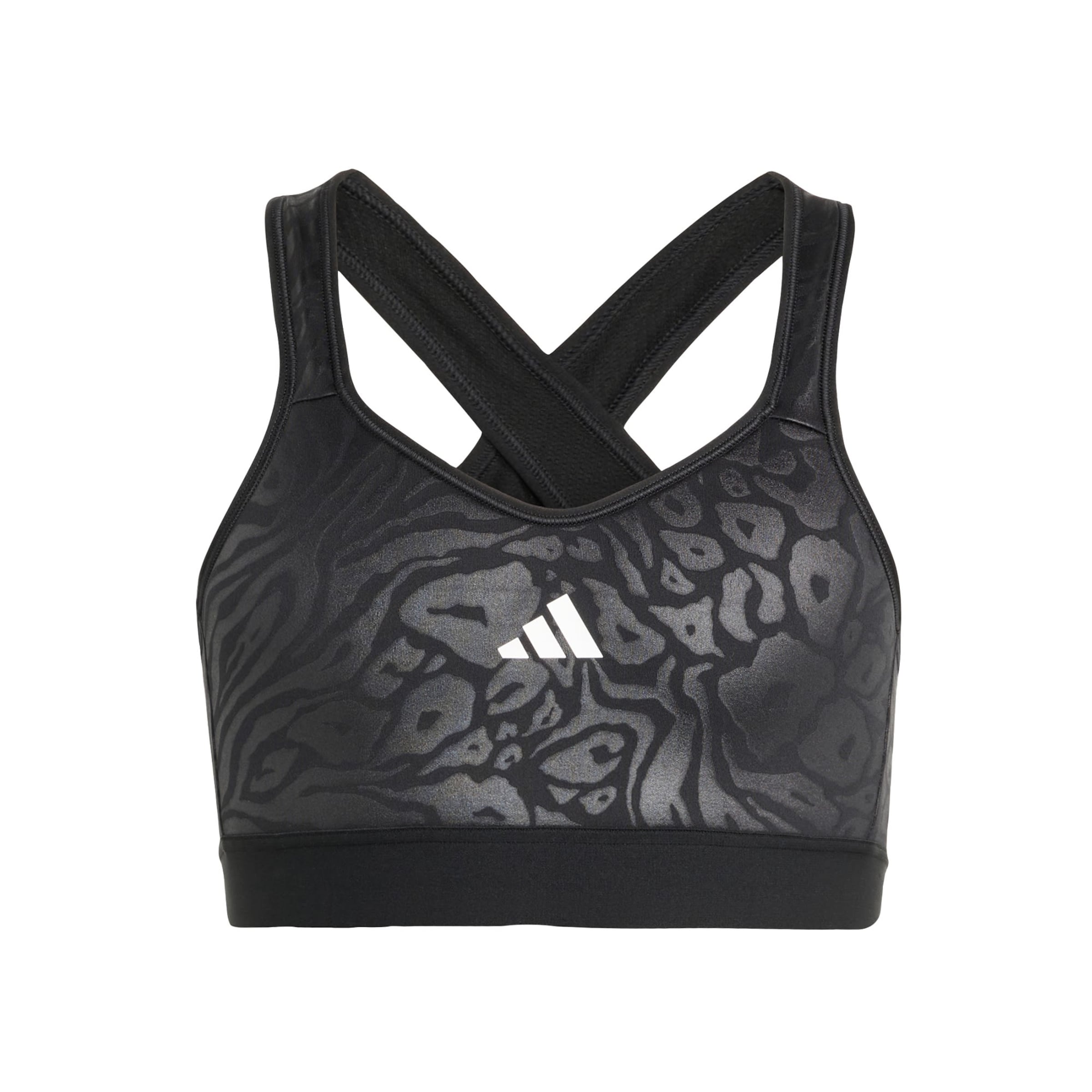 Biancheria intima sportiva 'All Sports Animal Print Marshmallow Print' di ADIDAS SPORTSWEAR in nero: frontale
