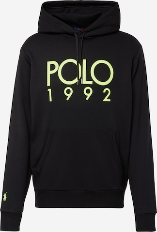 Sweat-shirt Polo Ralph Lauren en noir : devant