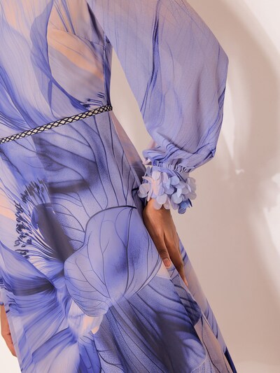 Lipsy Jurk in de kleur Crème / Lichtblauw / Donkerblauw / Lavendel, Productweergave