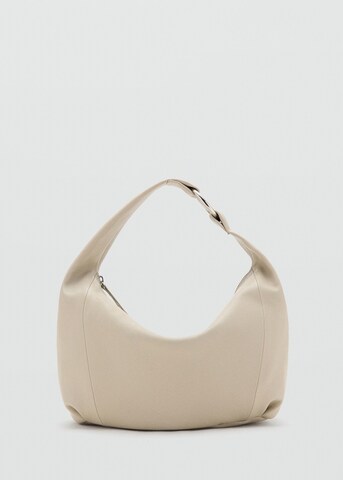 MANGO Schultertasche 'Nina' in Beige