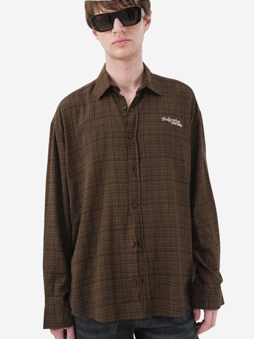 Giesto Shirt in Brown: front