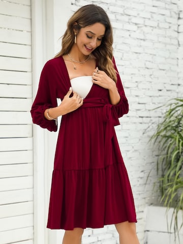 Yesfashion Dress in Red
