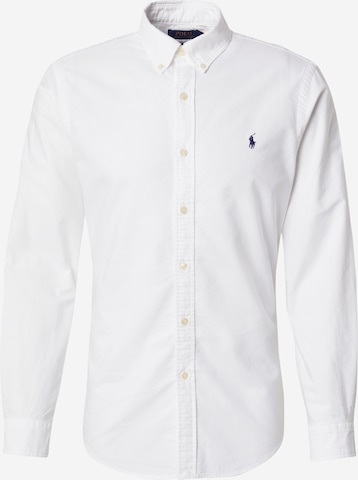 Polo Ralph Lauren Slim Fit Businesspaita värissä valkoinen: etupuoli