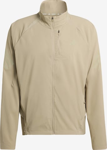 ADIDAS PERFORMANCE Training jacket 'Adi365' in Brown: front
