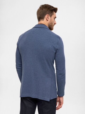 Coupe regular Veste de costume Antioch en bleu