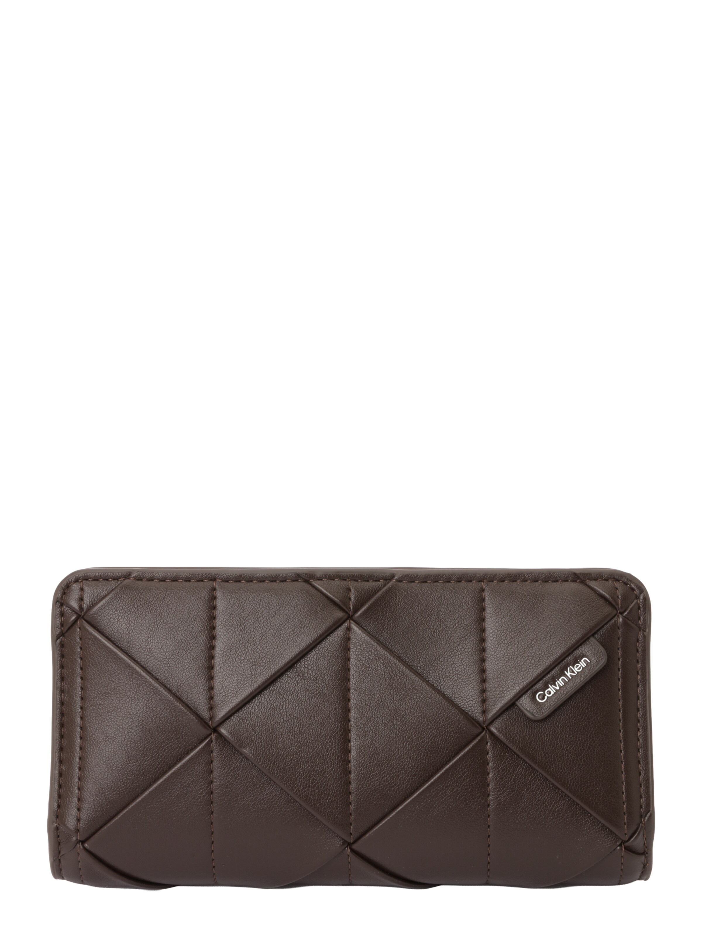 Calvin Klein Wallet in Brown: front