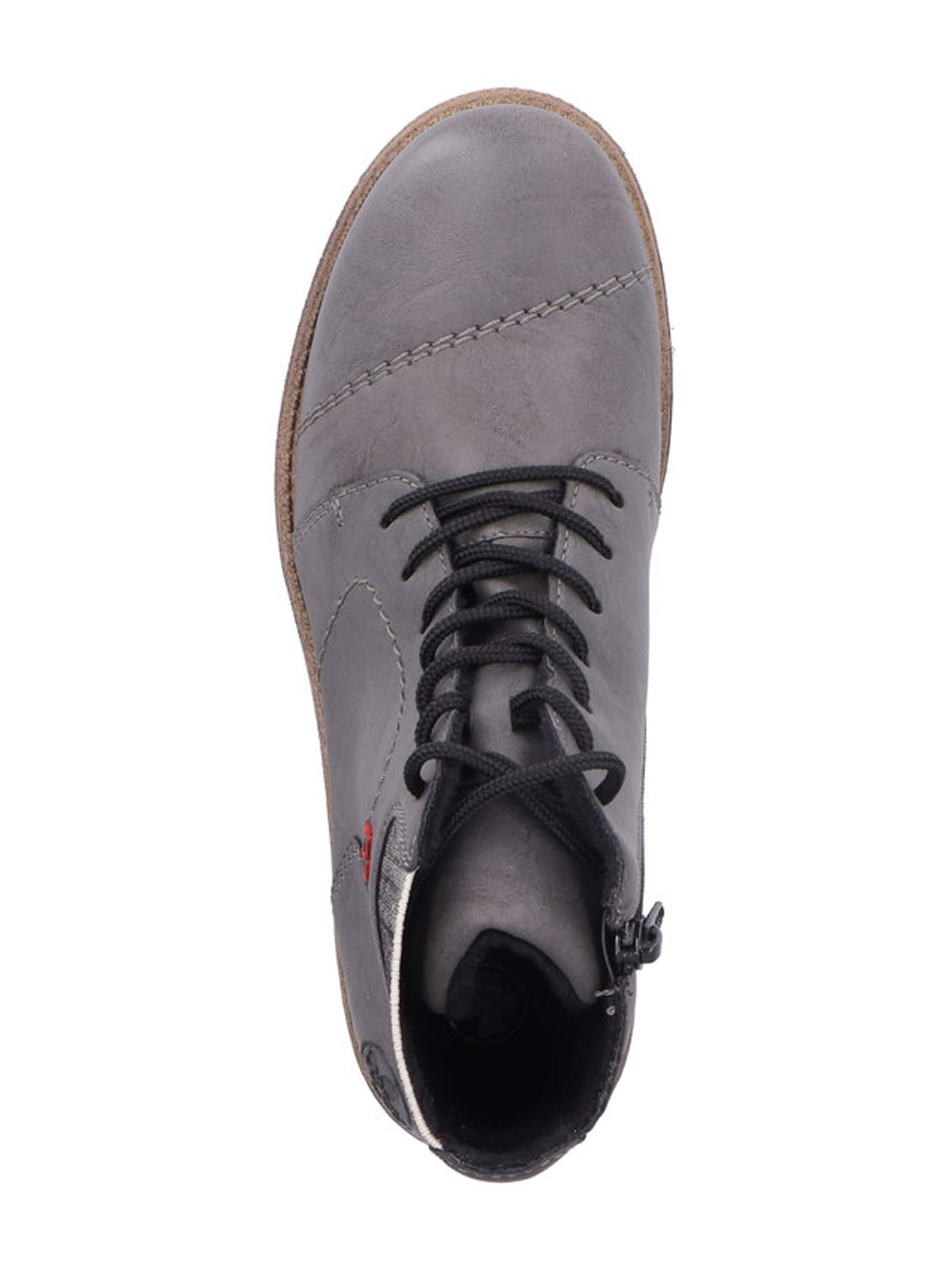 Rieker Gležnarji z vezalkami | siva barva