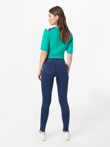 Dorothy Perkins Slimfit Jeans pajkice 'Eden' | modra barva