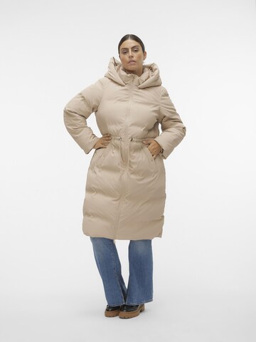 Vero Moda Curve Wintermantel 'NOE' in Beige