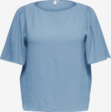 Camicia da donna 'CARJOSEE' di ONLY Carmakoma in blu: frontale