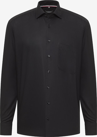 ETERNA Button Up Shirt in Black: front