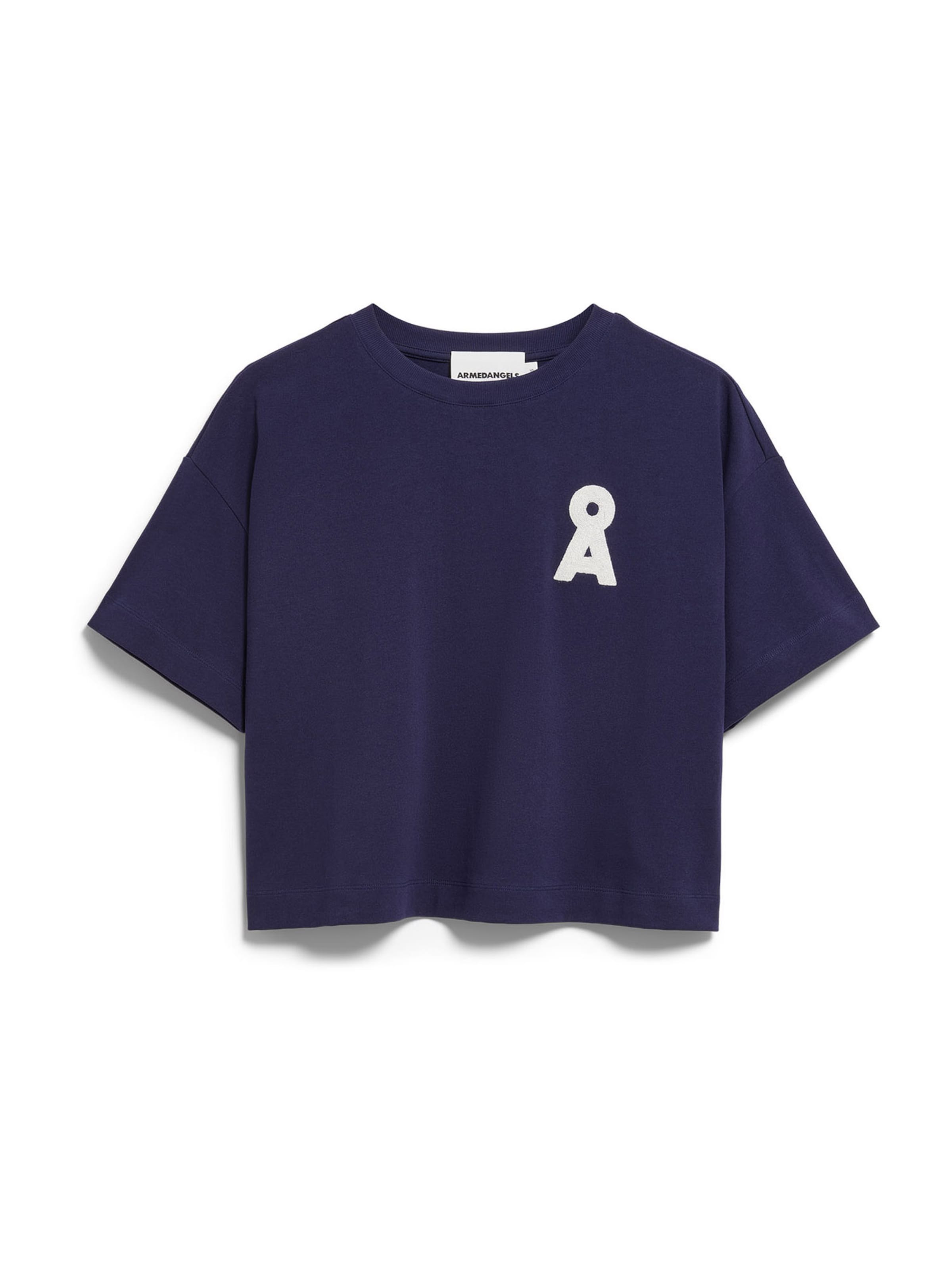 ARMEDANGELS Tričko 'ALBERTARAA' – modrá: přední strana