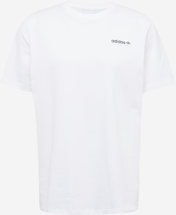 ADIDAS ORIGINALS Shirt 'Adventure Mountain Back' in White: front
