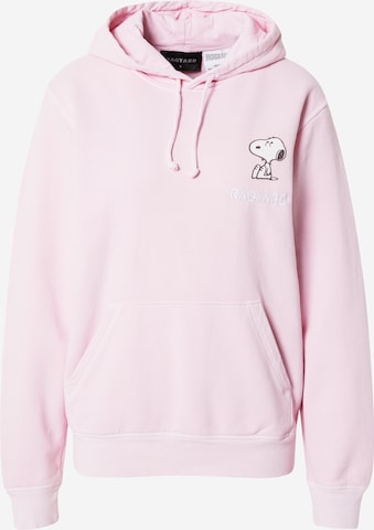 Vintage Supply Sweatshirt 'PEANUTS LOVE RAGYARD' in Pink: predná strana