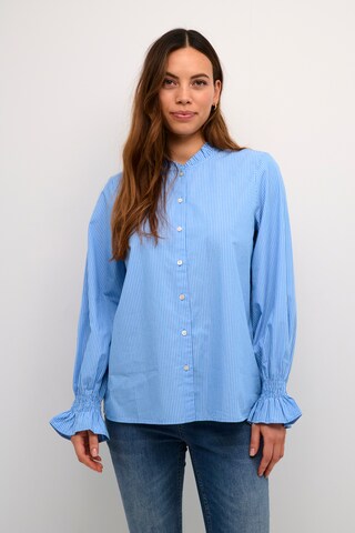 CULTURE Blouse 'amaze' in Blauw: voorkant