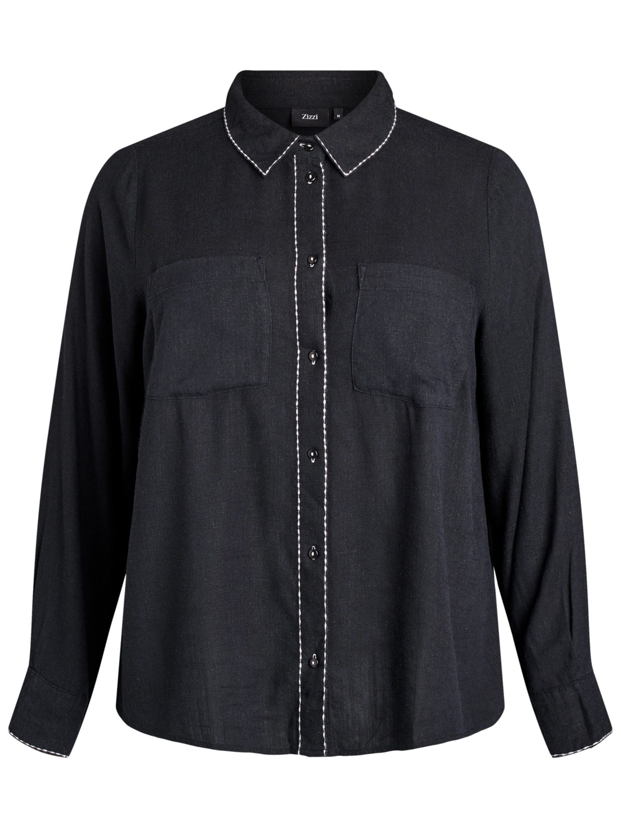 Zizzi Bluza &#x27;Esmile&#x27; | črna barva, Prikaz izdelka