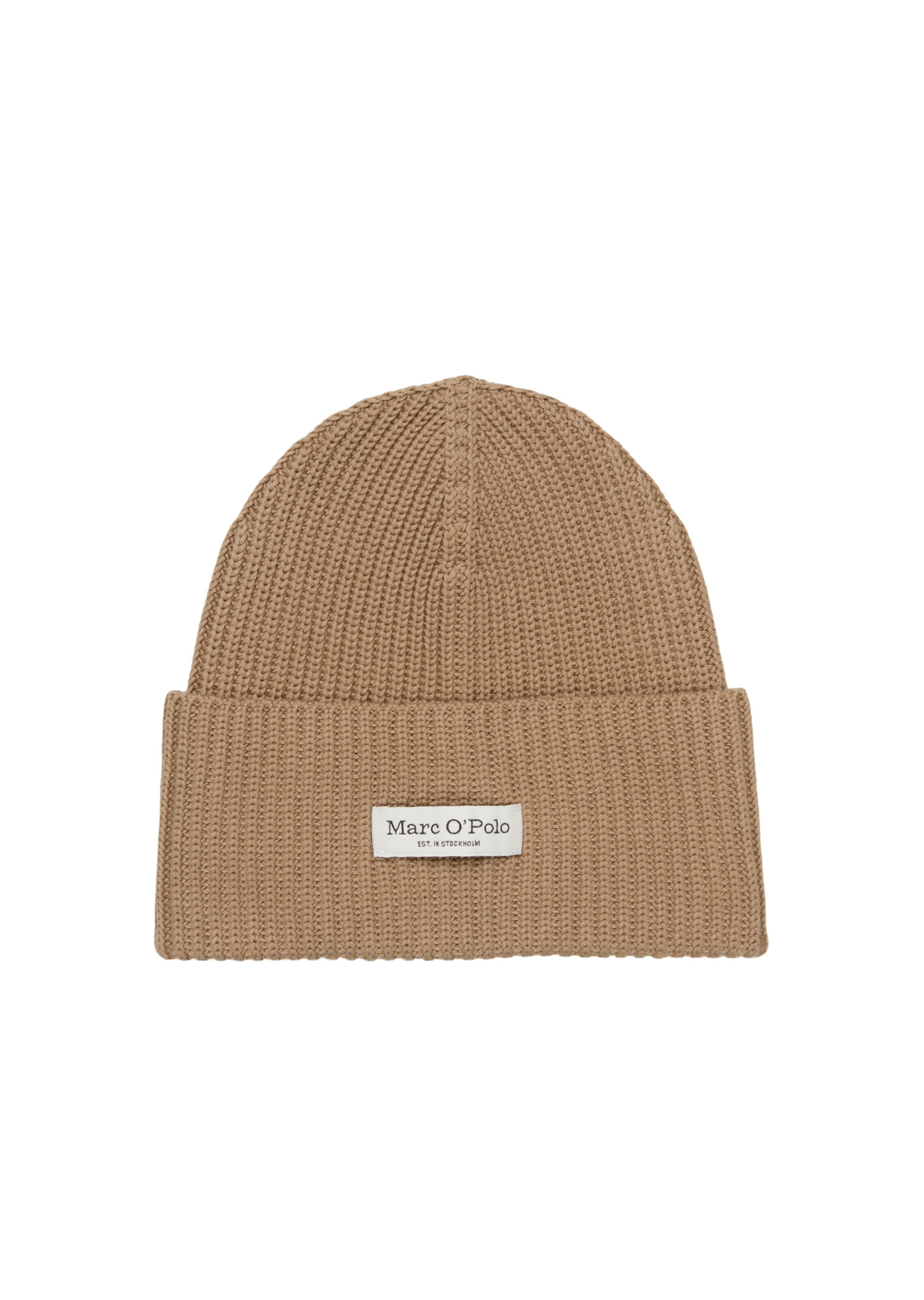 Marc O'Polo Beanie in Brown: front