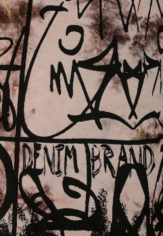 CIPO & BAXX Shirt 'Grafitti' in Braun