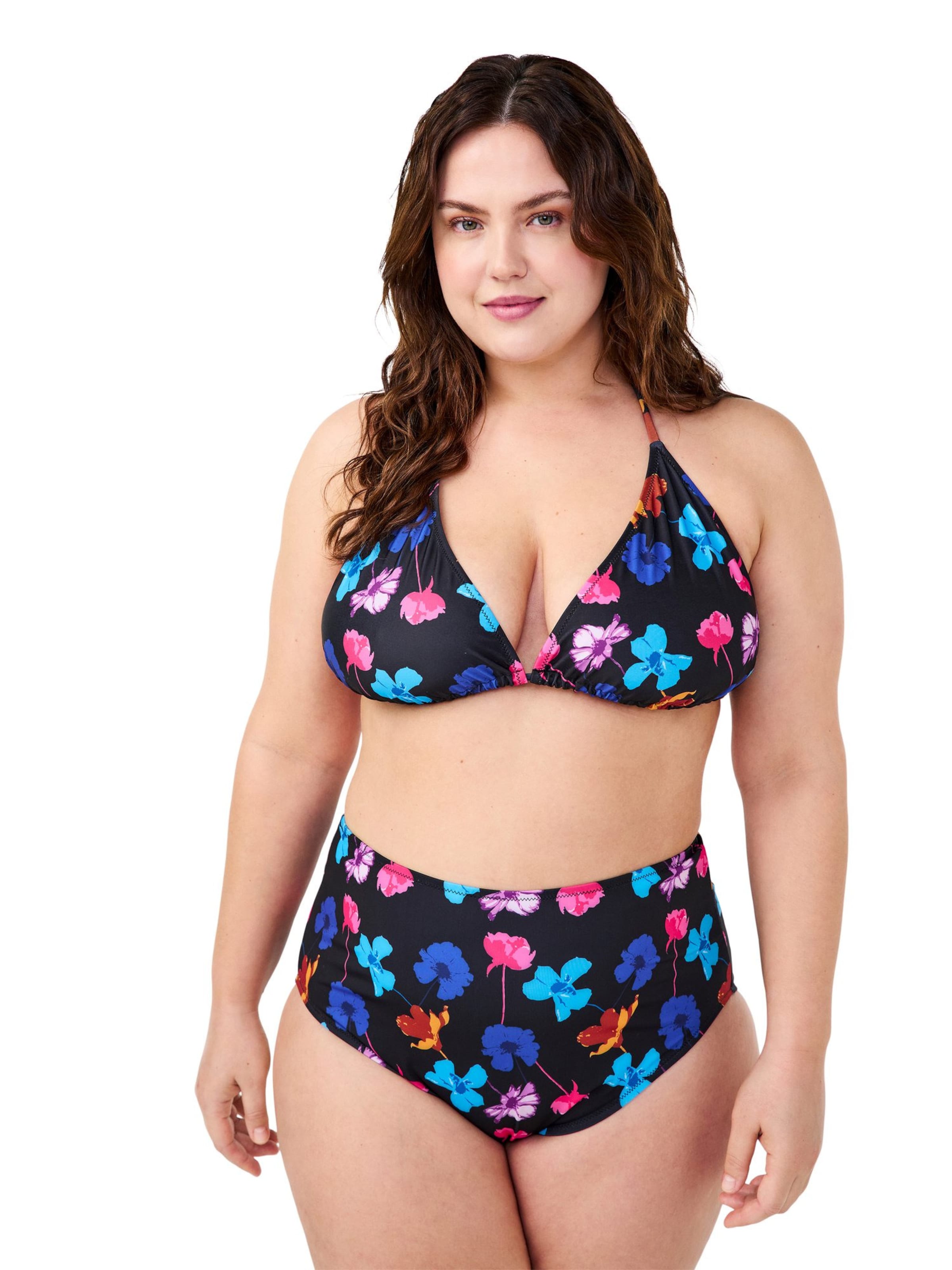 Swim by Zizzi Bikiinipüksid 'MIA', värv must: eest vaates