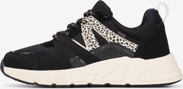 POSH by Poelman Sneakers laag 'Carocel' in Zwart: voorkant