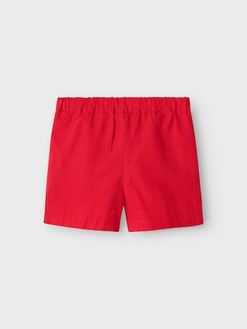 Regular Pantalon NAME IT en rouge
