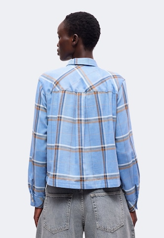Camicia da donna di MORE & MORE in blu: dietro