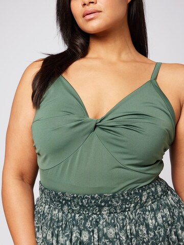 Top 'Rosie' di Guido Maria Kretschmer Curvy in verde