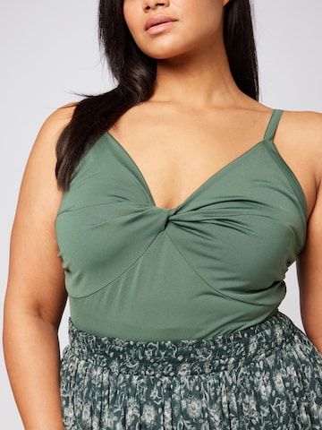 Guido Maria Kretschmer Curvy Top 'Rosie' in Groen