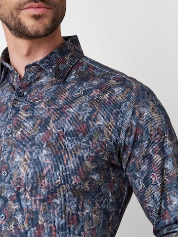 Coupe slim Chemise DESOTO en bleu