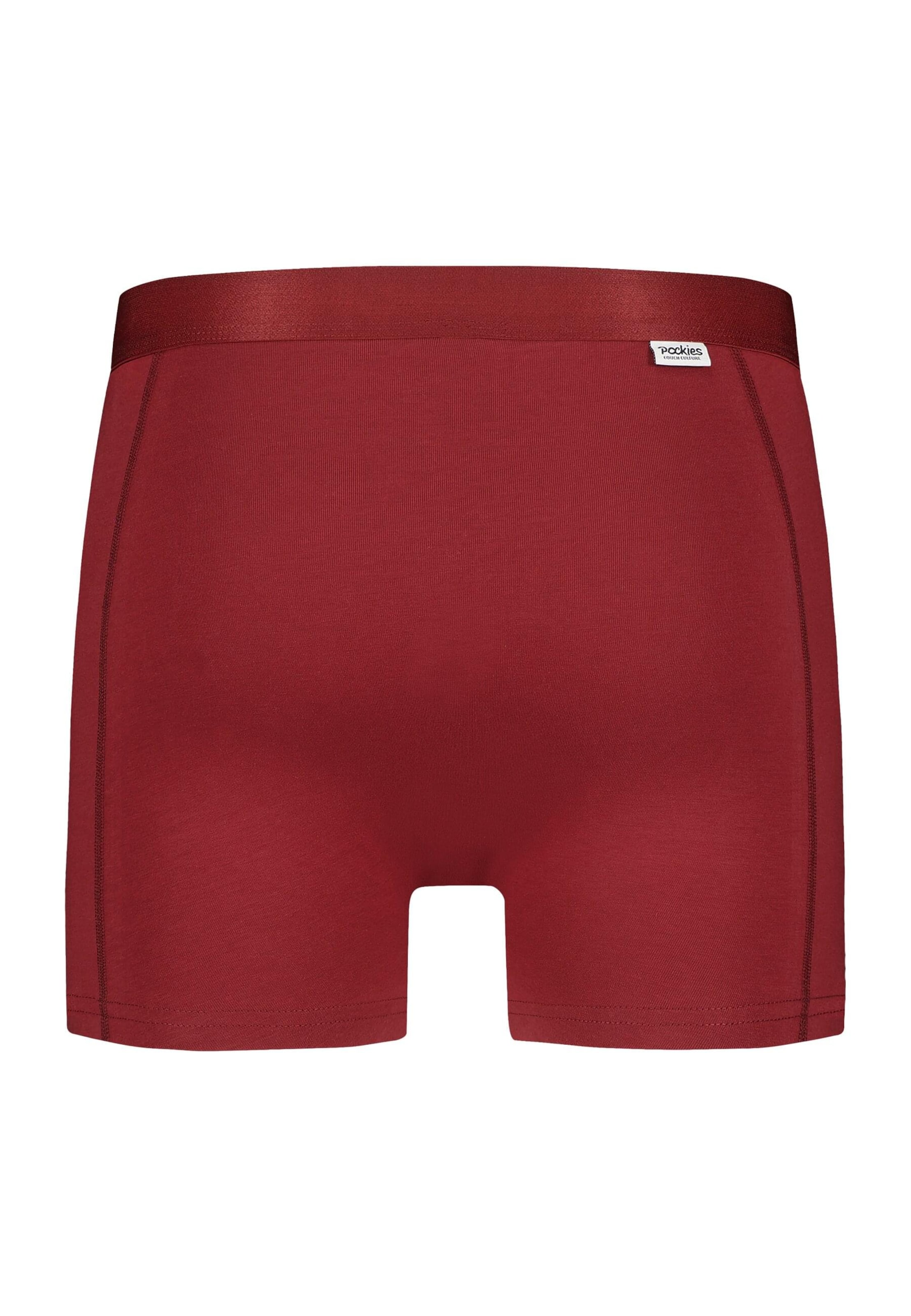 Boxer 'Burgundy Briefs' di Pockies in rosso