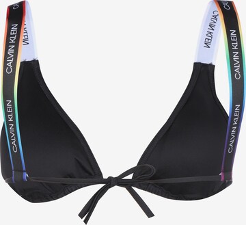 Calvin Klein Underwear Triangel Bikinitop in Schwarz