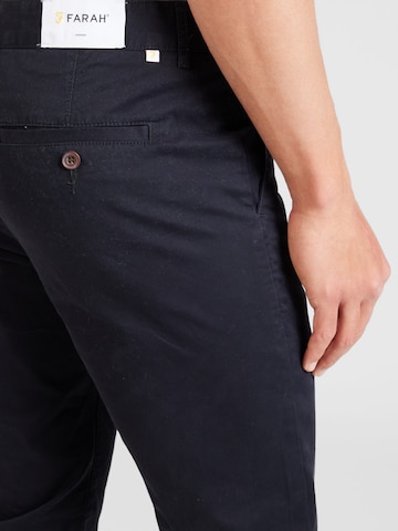 FARAH Regular Hose 'Elm' in Schwarz