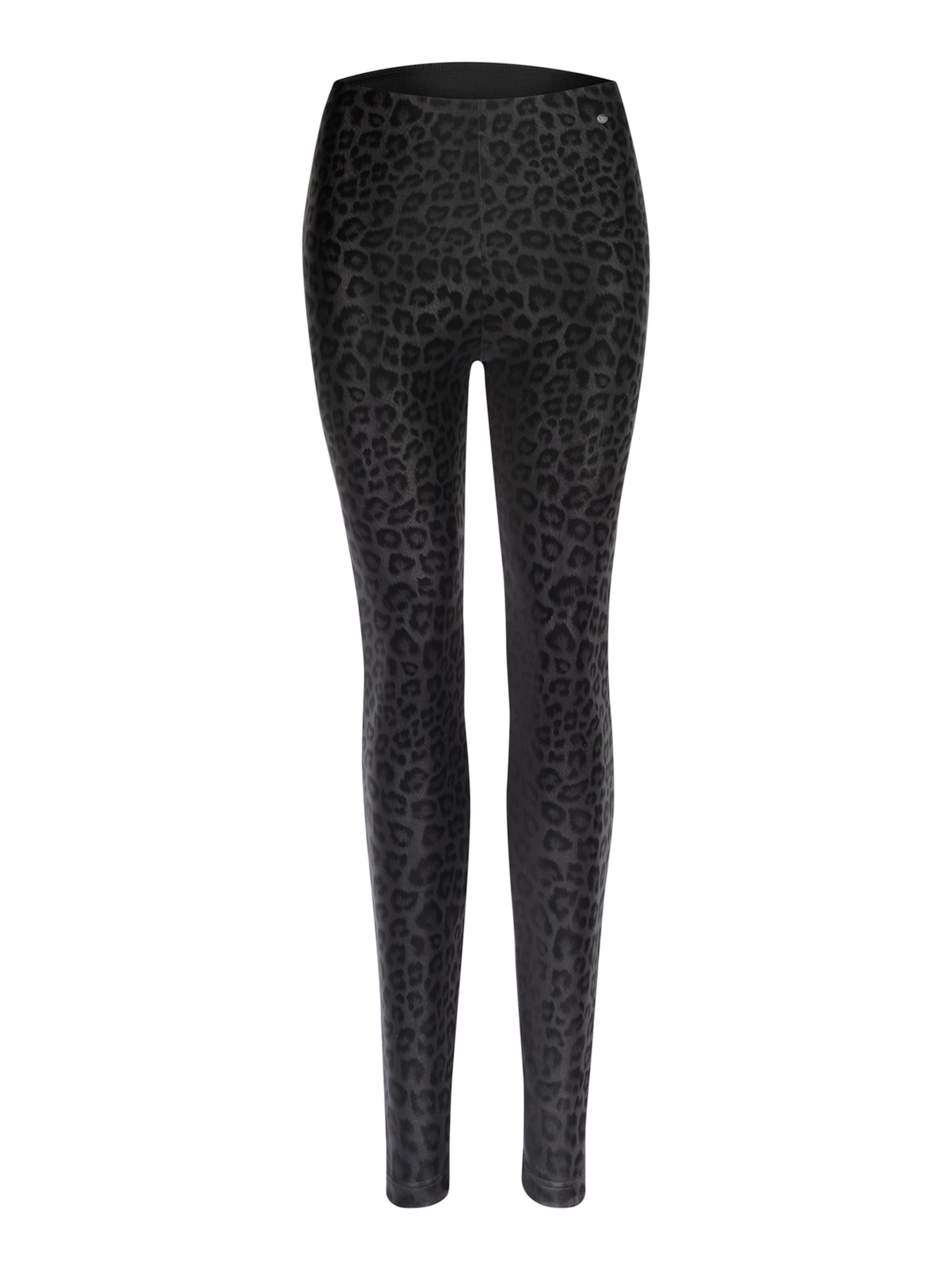 Nur Die Skinny Vegane Leggings in Leder-Optik ' NUR DIE x KILIAN KERNER ' in Schwarz: Vorderseite